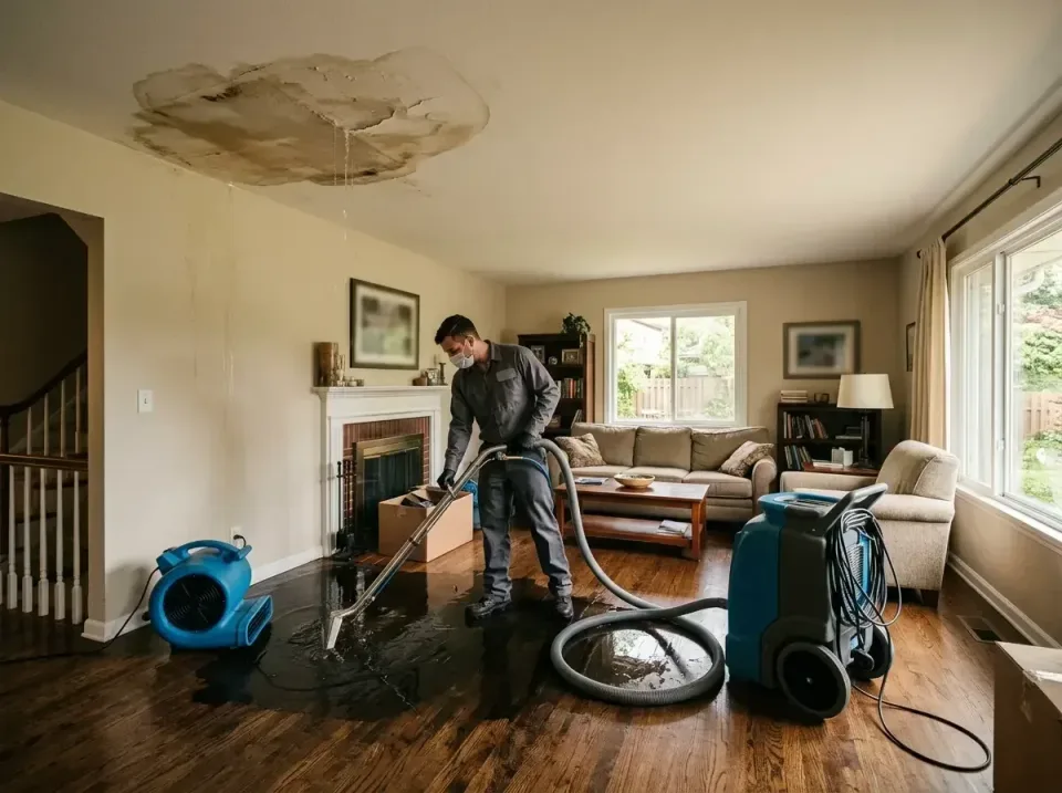 attic-pipe-burst-ceiling-drip-008 — frequently asked questions, Water Damage Restoration & Carpet Care in Dillsburg, PA